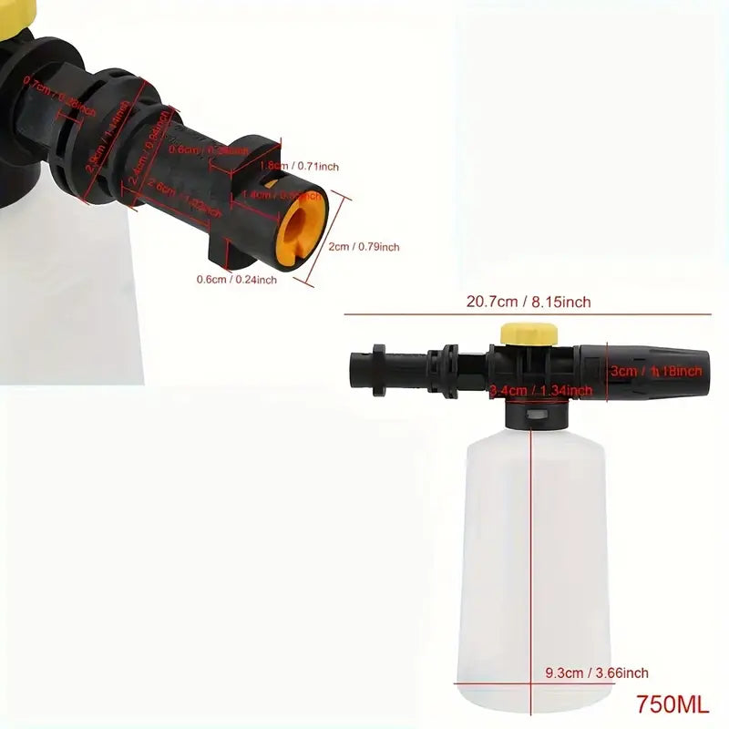 750 ml Schaumkanone für Kärcher K3–K7 Hochdruckreiniger