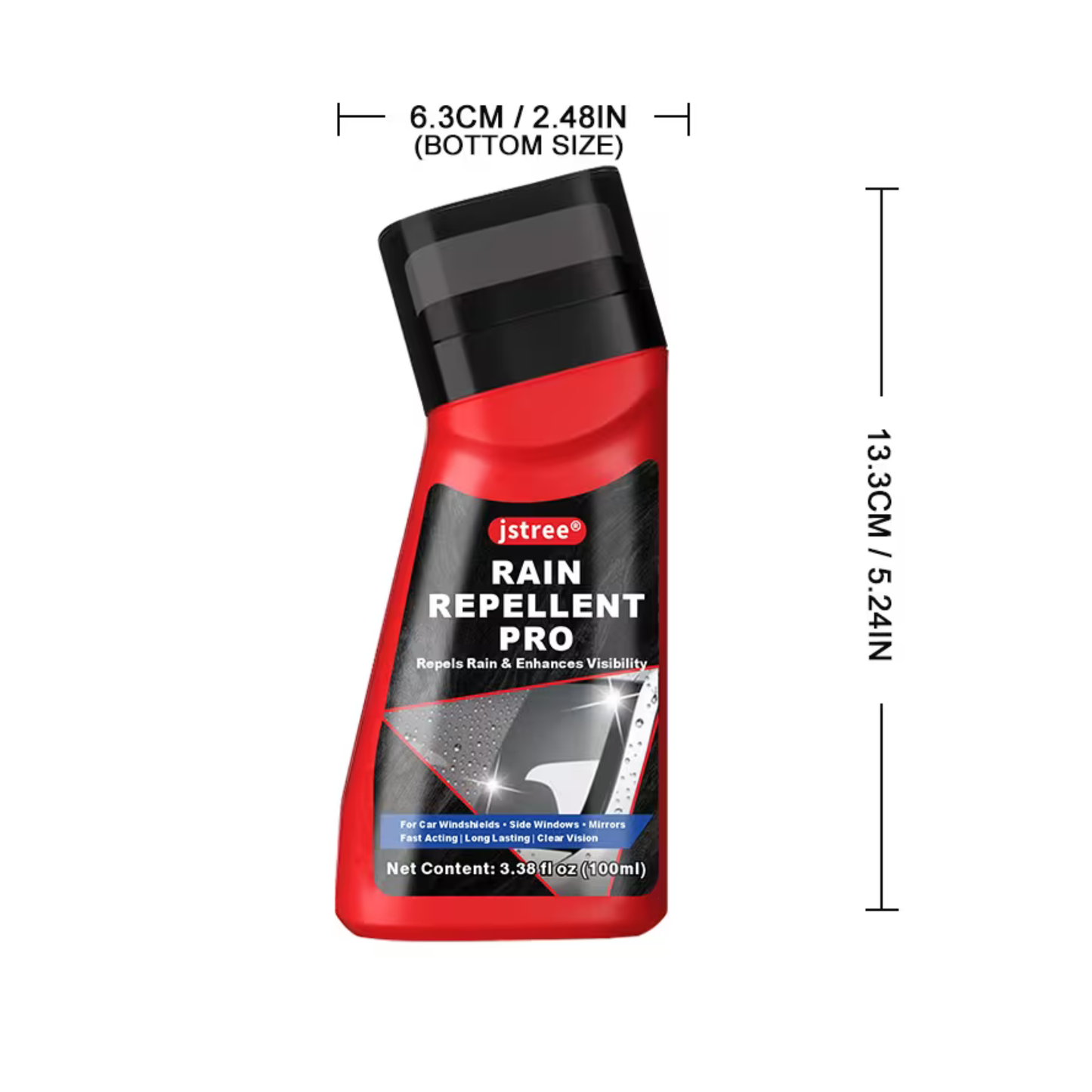 RainPro™ Glas-Versiegelung – 100 ml Wasserabweisender Schutz für dein Auto